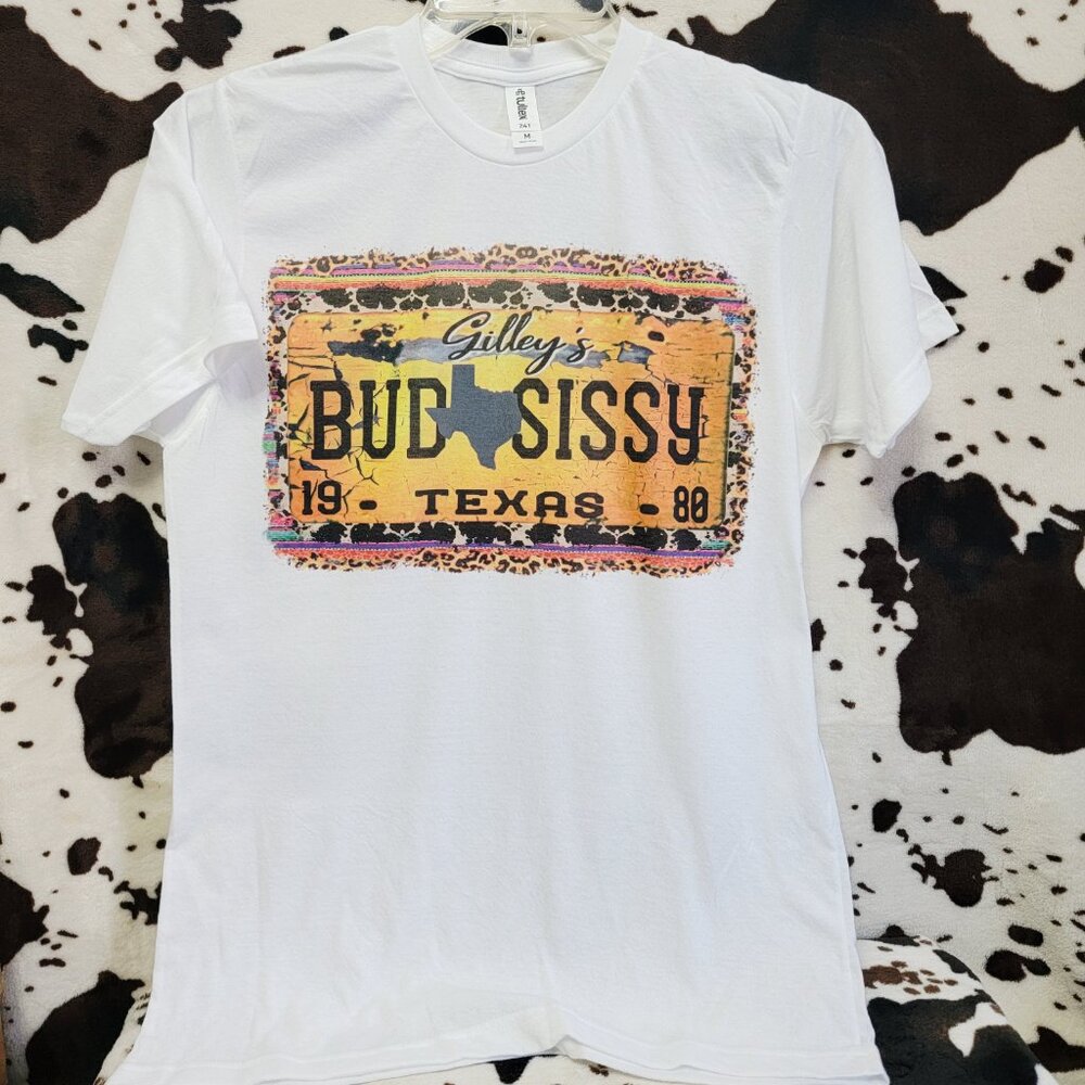 Bud And Sissy Graphic T Shirt Trendy Boutique Style Tee Women Gift White - Picture 2 of 8